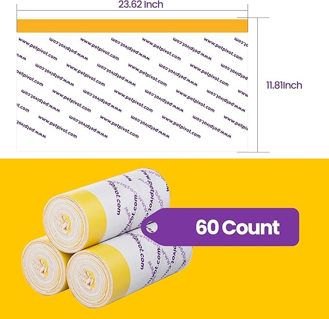 Teweoa drawstring closure liners enable quick-seal disposal and odor containment.