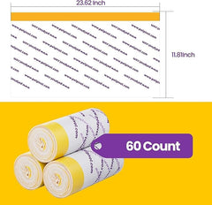 Teweoa drawstring closure liners enable quick-seal disposal and odor containment.