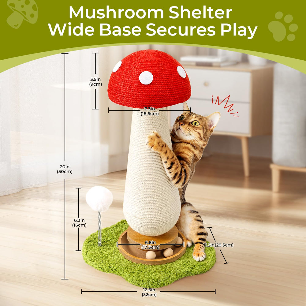 TEWIWAP sisal post close-up highlights durable scratching surface for cats.