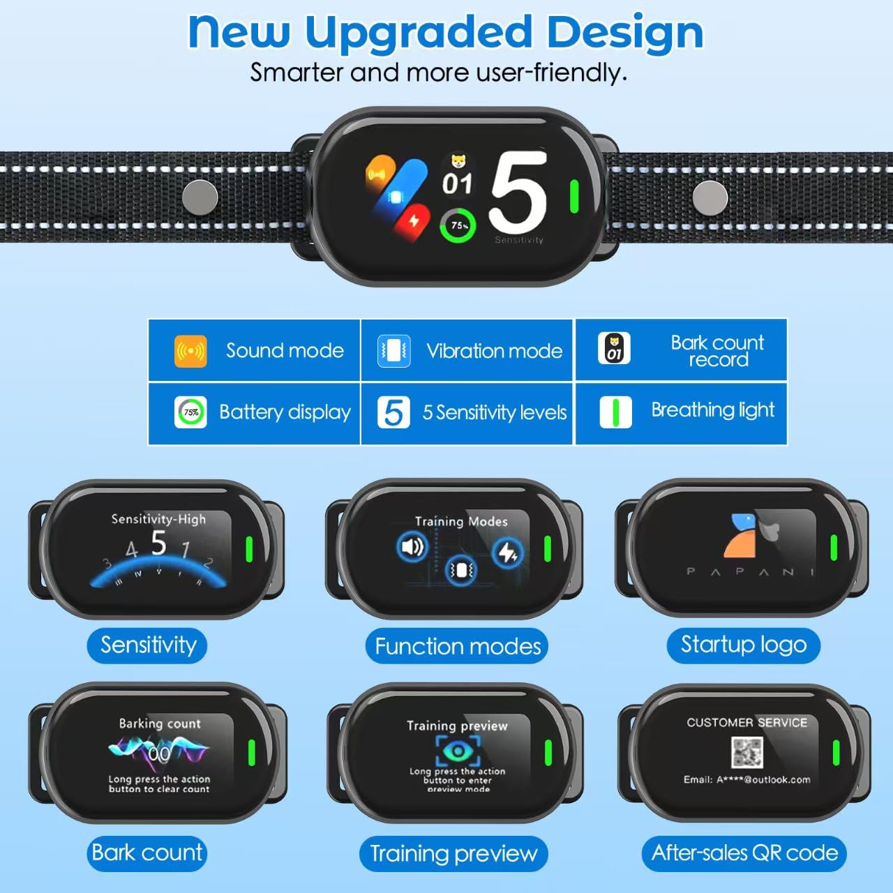 TEWOOUBH Type-C charging enables fast, convenient recharges