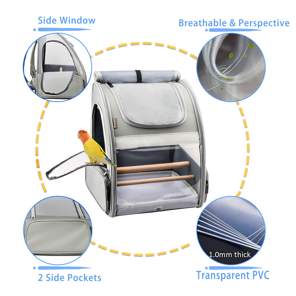 Texsens backpack straps and chest buckle enable hands-free outdoor use.
