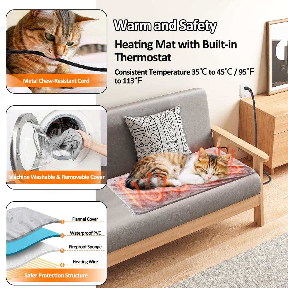 Texsens heated cat house insulated interior preserves warmth and comfort inside.