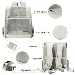 Texsens removable cosy mat inside the carrier for easy cleaning and coziness