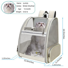 Texsens carrier showing safety straps for secure, comfortable travel