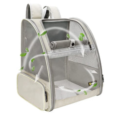 Texsens pet backpack carrier with ventilated design for airflow and comfort