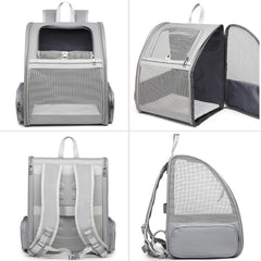 Texsens chest buckles reduce shoulder strain while pets move inside the carrier.