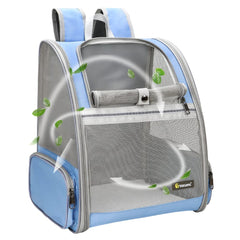 Texsens Pet Backpack Carrier with ventilated design for travel