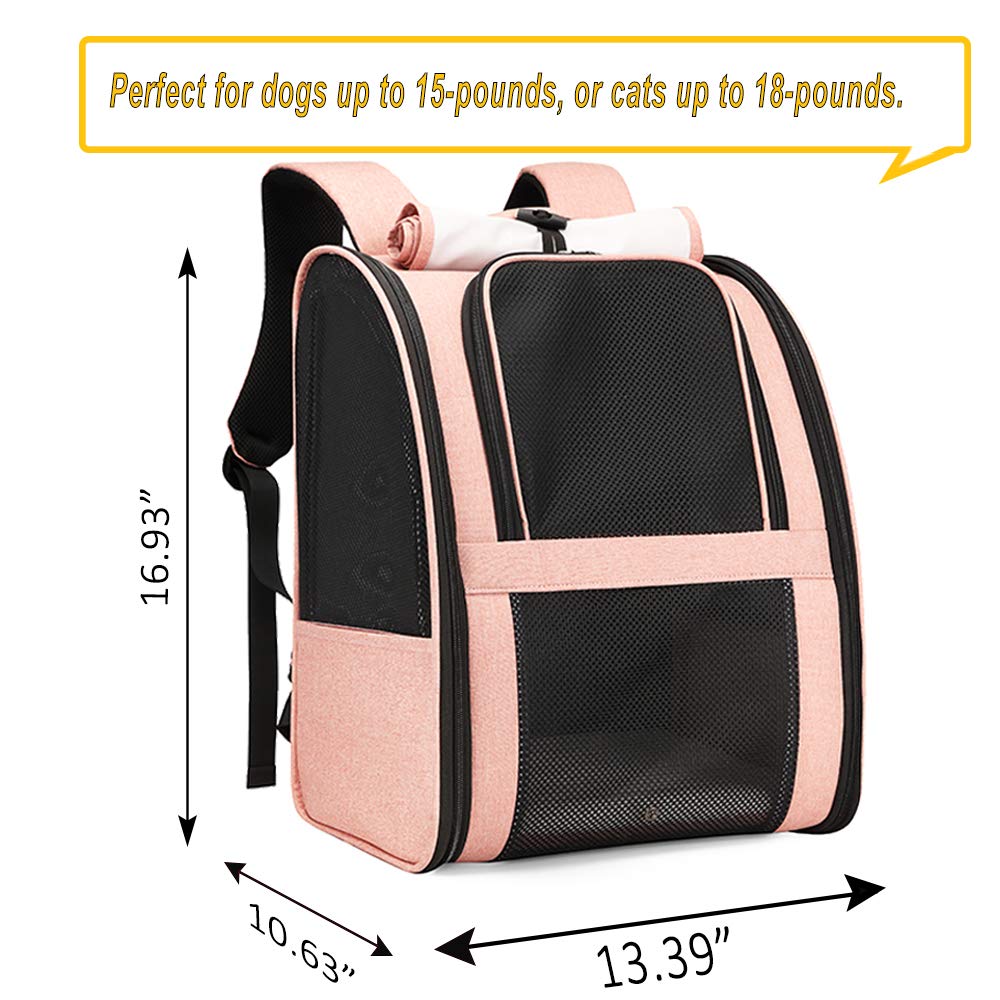 Texsens ventilated design with breathable mesh panels for small pets