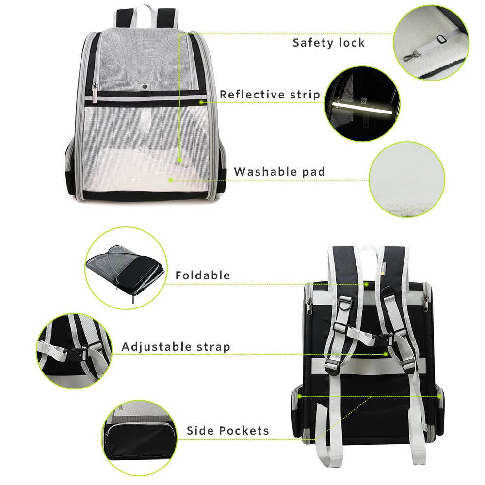 Texsens Traveler Bubble Backpack removable mat provides quick cleaning and comfort.