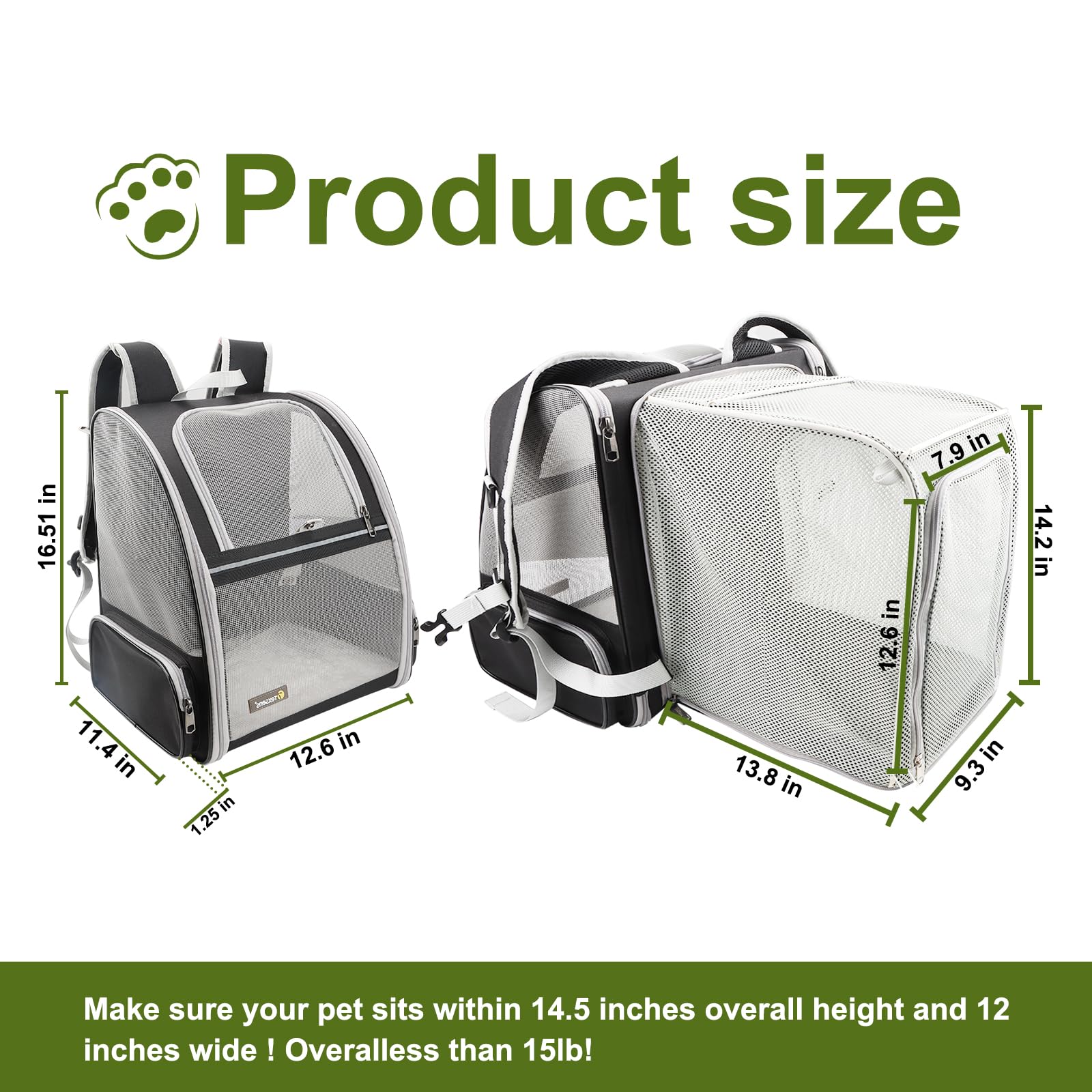 Texsens Traveler Bubble Backpack side view shows vented panels for comfort during travel.