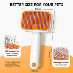 Tezkoles 3-in-1 Pet Steam Brush water window enables easy monitoring