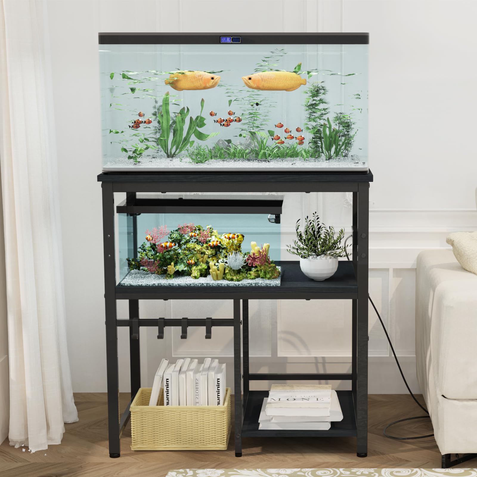 TFK 3-tier design with iron frame provides durable storage