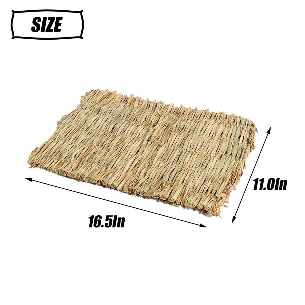 Tfwadmx 6-pack grass mats set for versatile cage enrichment