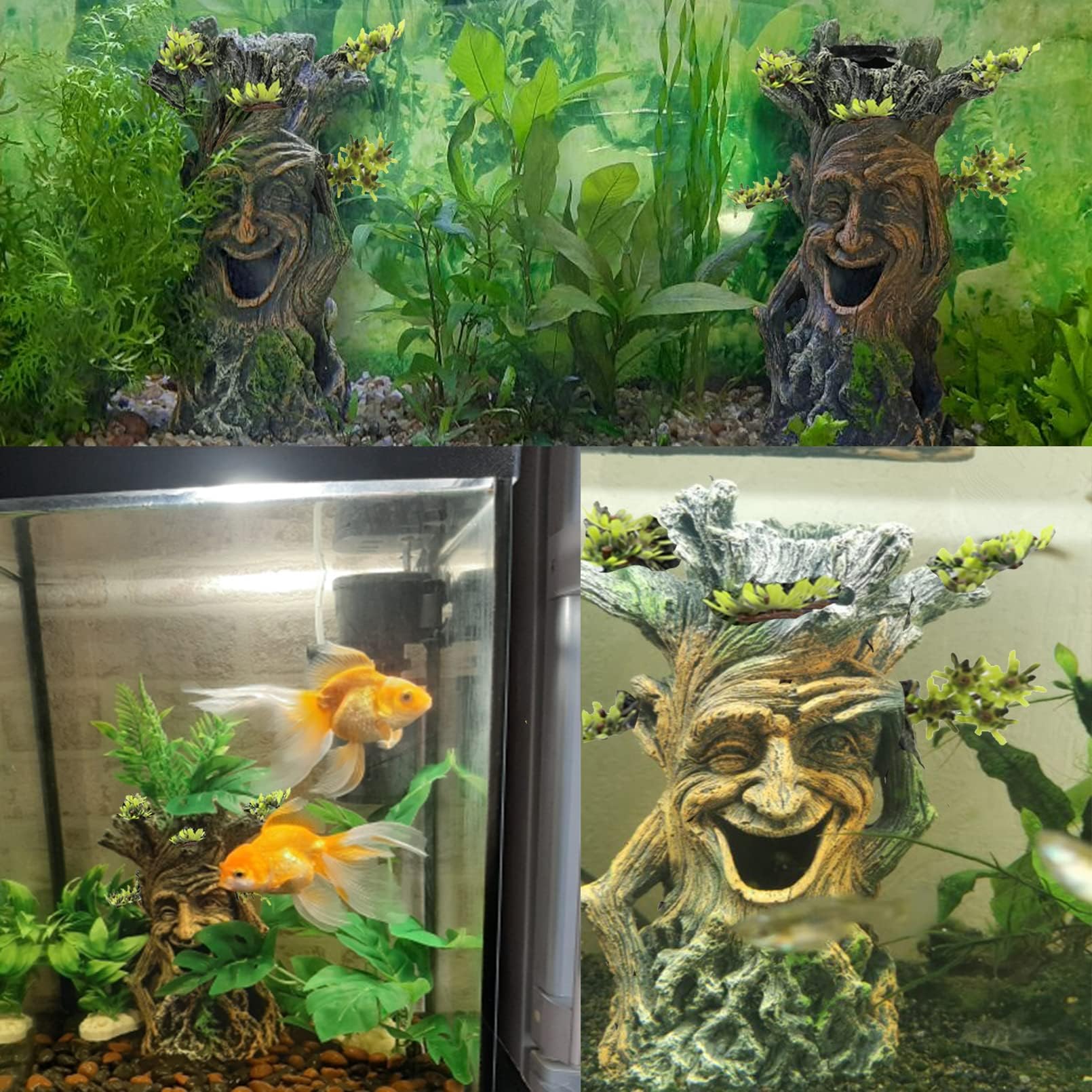 Tfwadmx artificial plant top adds color variation to your setup.
