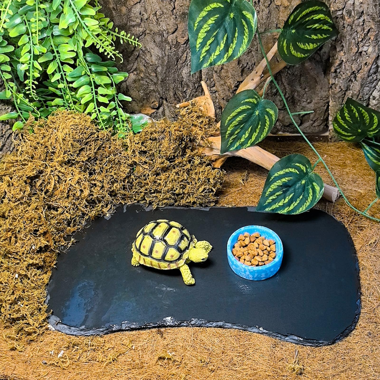 Tfwadmx chameleon rock platform for basking and humidity-friendly habitat.