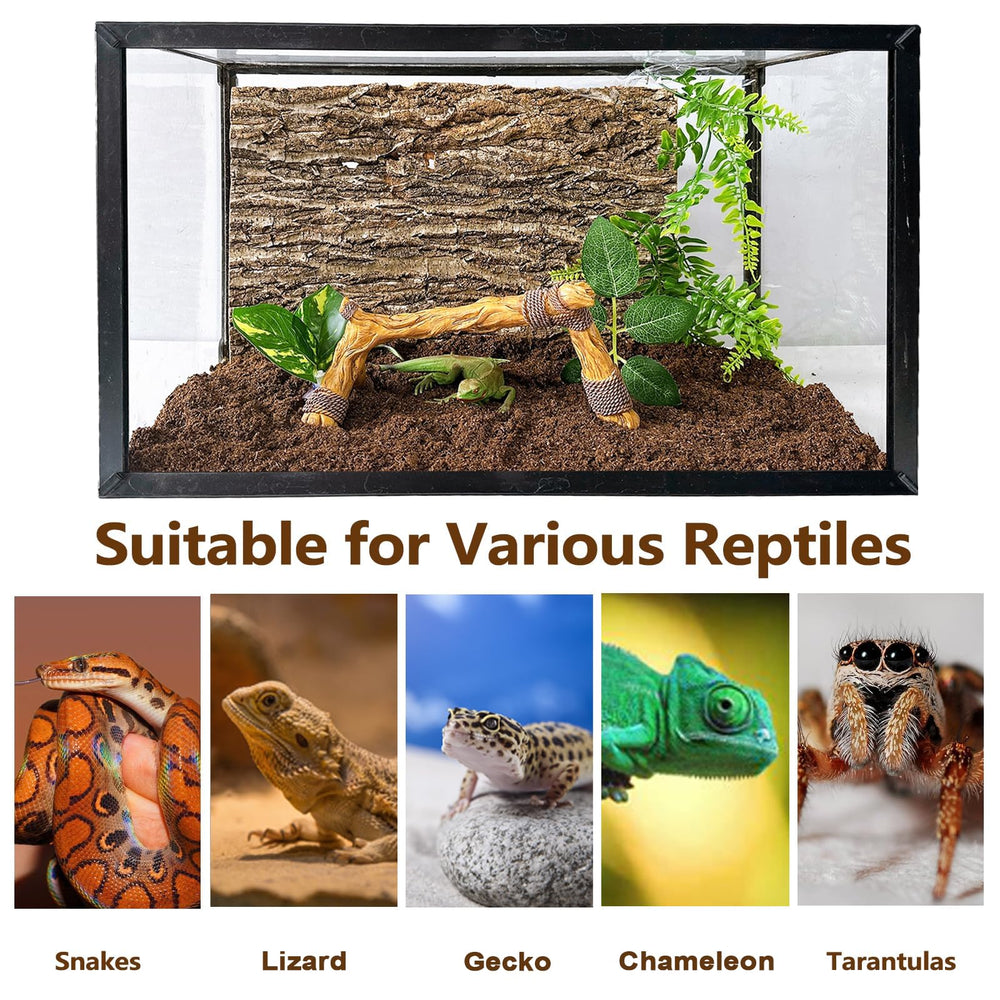 tfwadmx desert-rainforest-branch-decor: enhances terrarium aesthetics with realism
