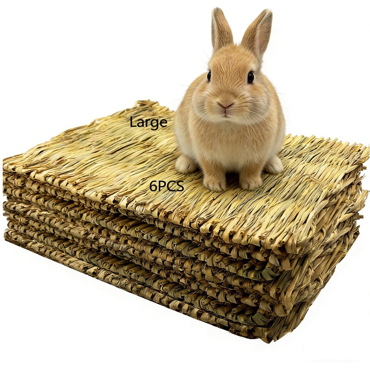 Tfwadmx large 16x11 grass mat for small animals for resting and enrichment