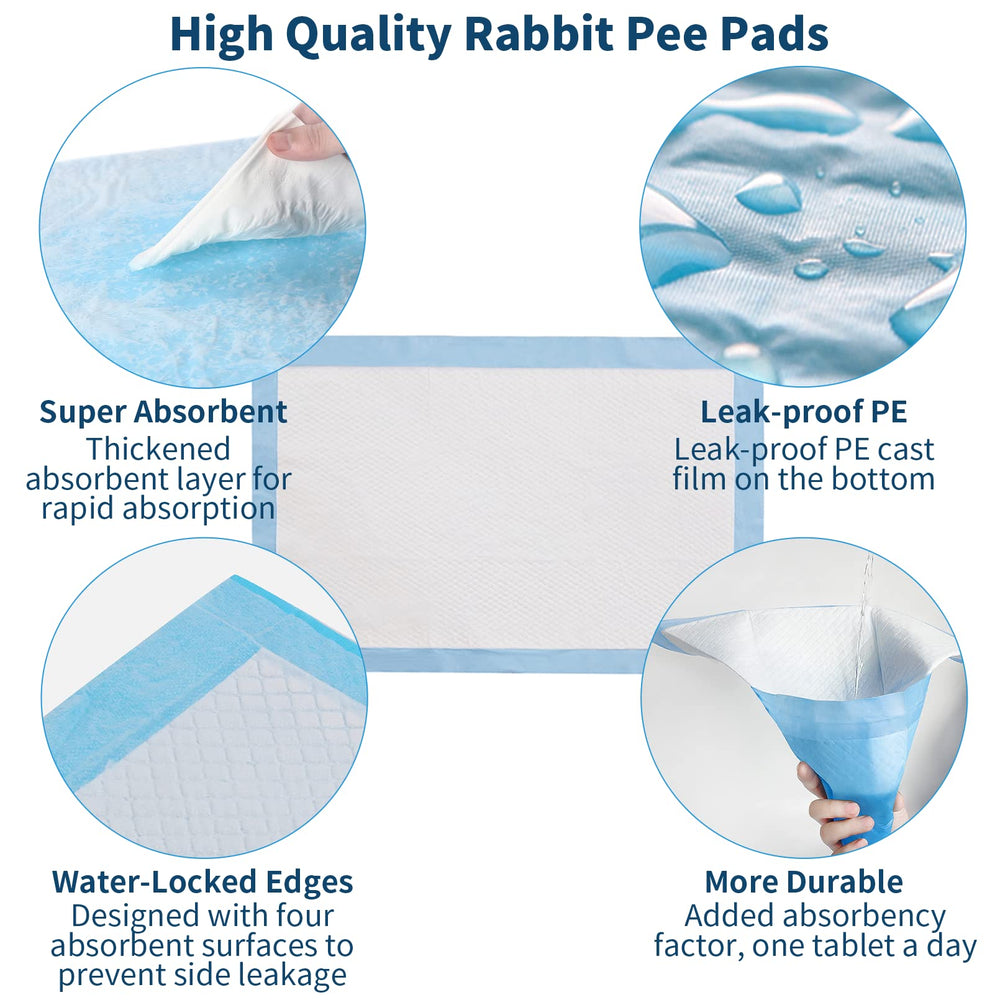 Tfwadmx pee pad bottom PE layer prevents leaks and mess