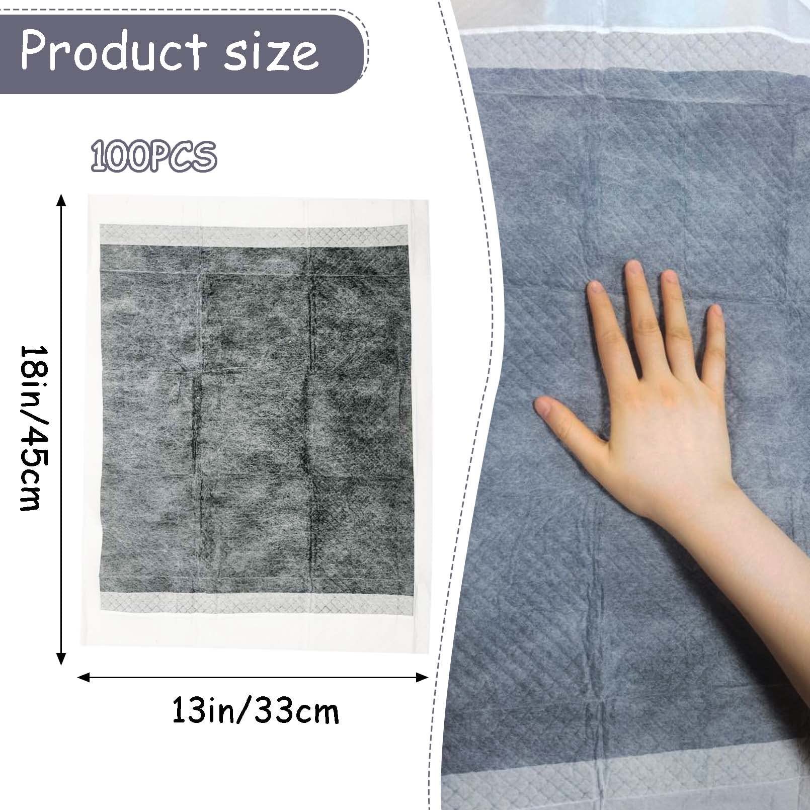 Tfwadmx pee pads show a quick-dry surface for fast absorption.