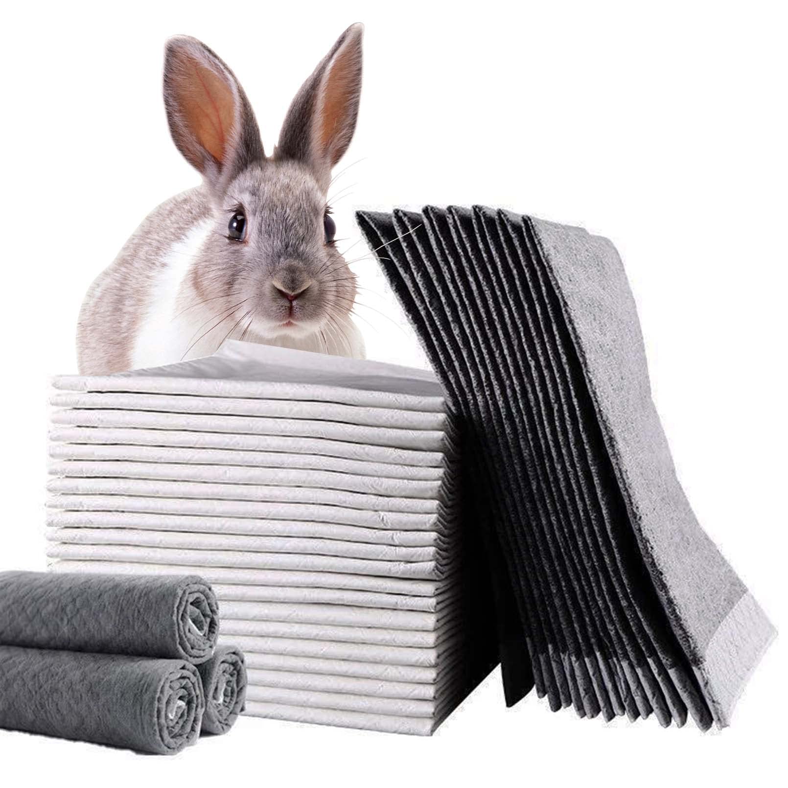 Tfwadmx rabbit pee pads 18x24 pack ready for use with quick-absorbent features.