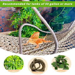 Tfwadmx reptile rattan branch for exploration and grip