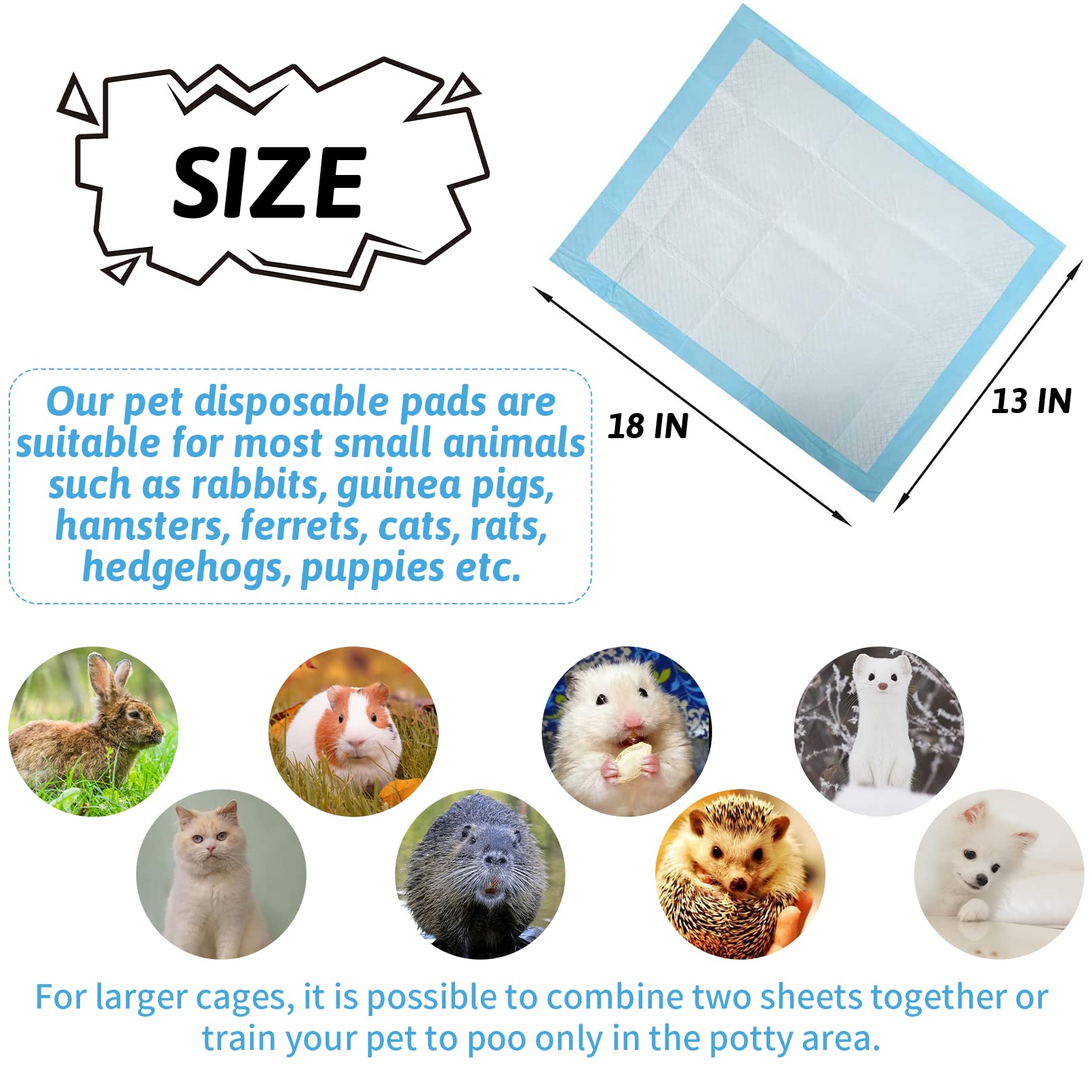 Tfwadmx size-fit for small animal cages like rabbits