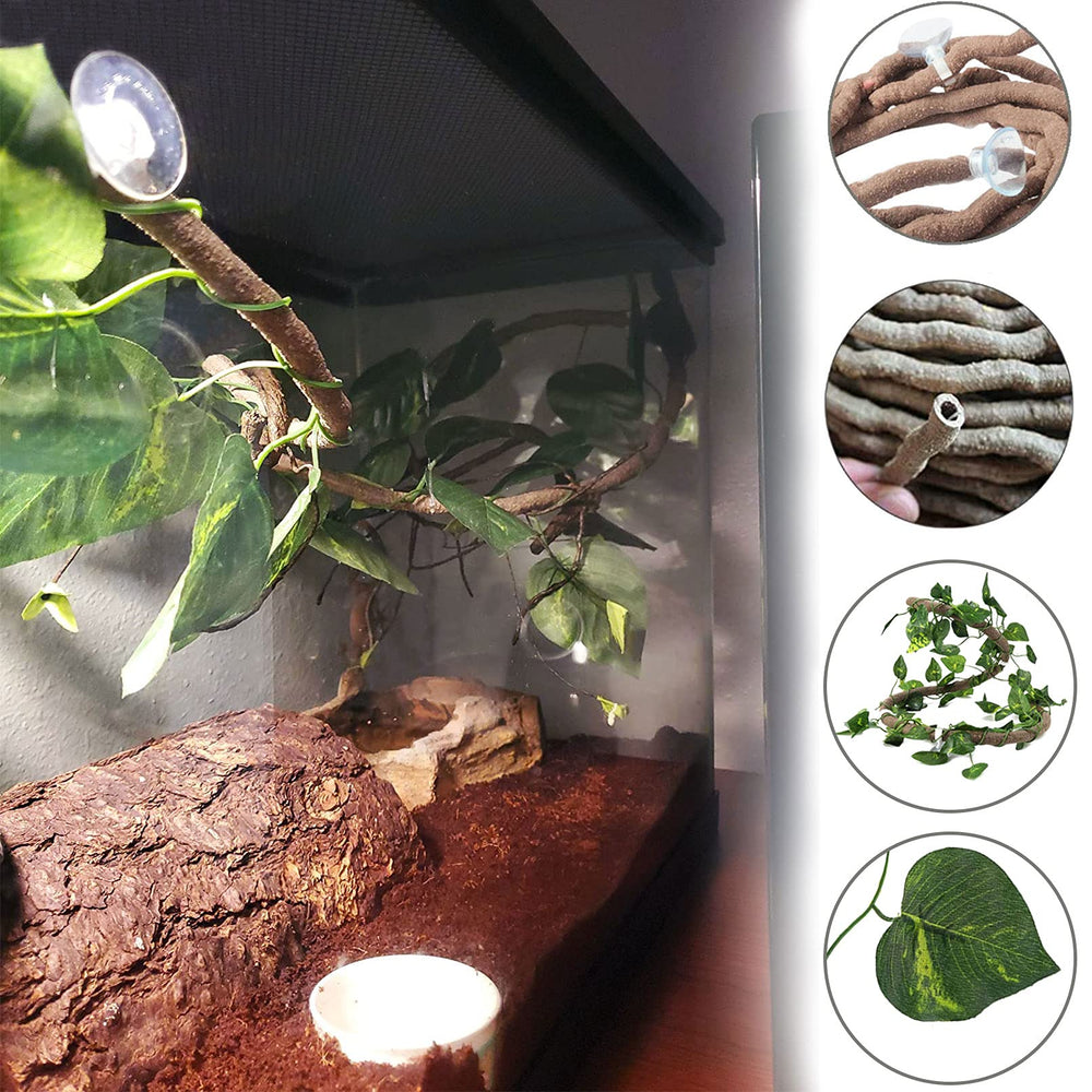Tfwadmx terrarium cave decoration creates cozy retreats inside tanks.