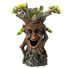 Tfwadmx tree trunk decoration enhances aquarium aesthetics and shelter.