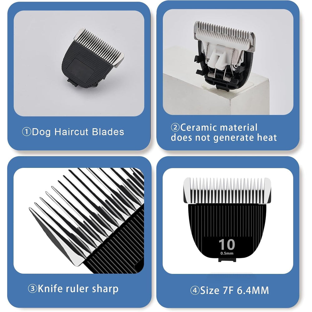 TGSBHIO NeBot P1 Pro replacement blade highlighting rust-resistant 440C comb blade.