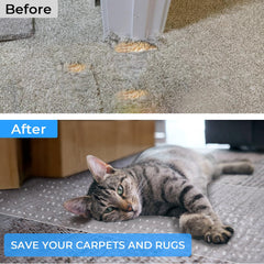 THAMIAO easy-cut edge carpet protector customizable fit for doors
