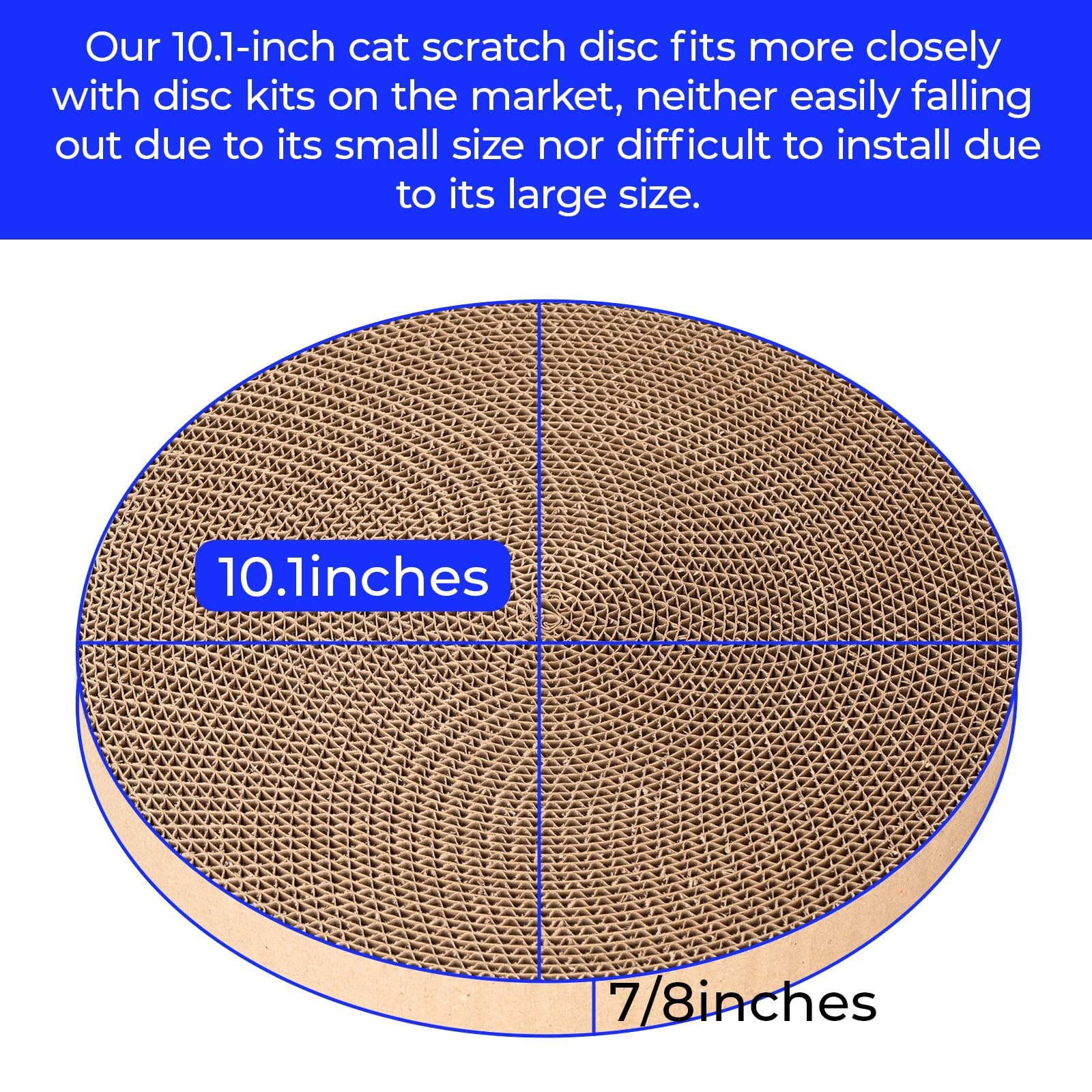 THAMIAO reversible-pads double-sided use extends scratching surface life.