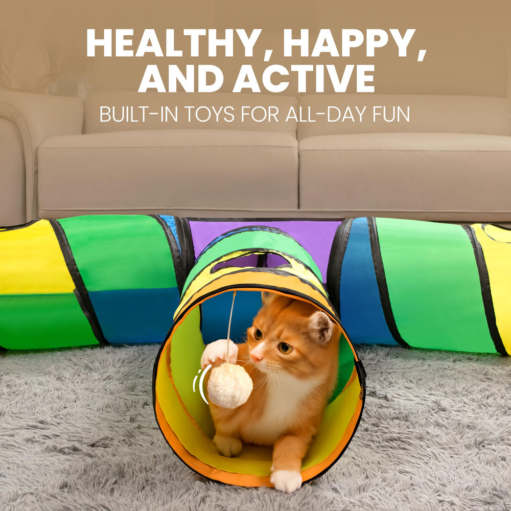 That Is Just Genius Genius Cat Tunnels pop-up tents invite curiosity with peepholes.