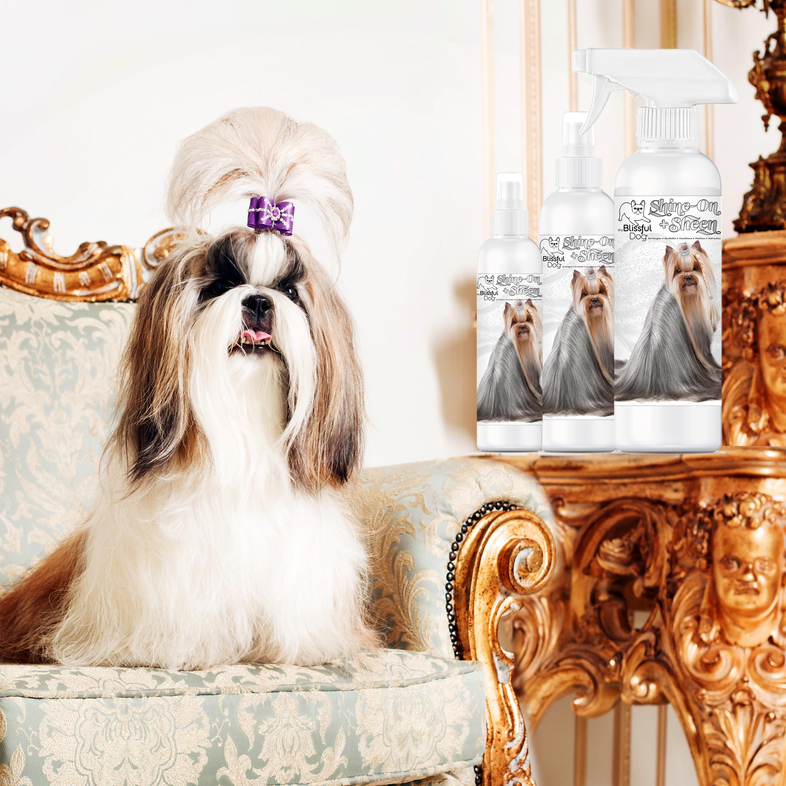 Ginseng and rose hips provide nourishing feel during grooming sessions