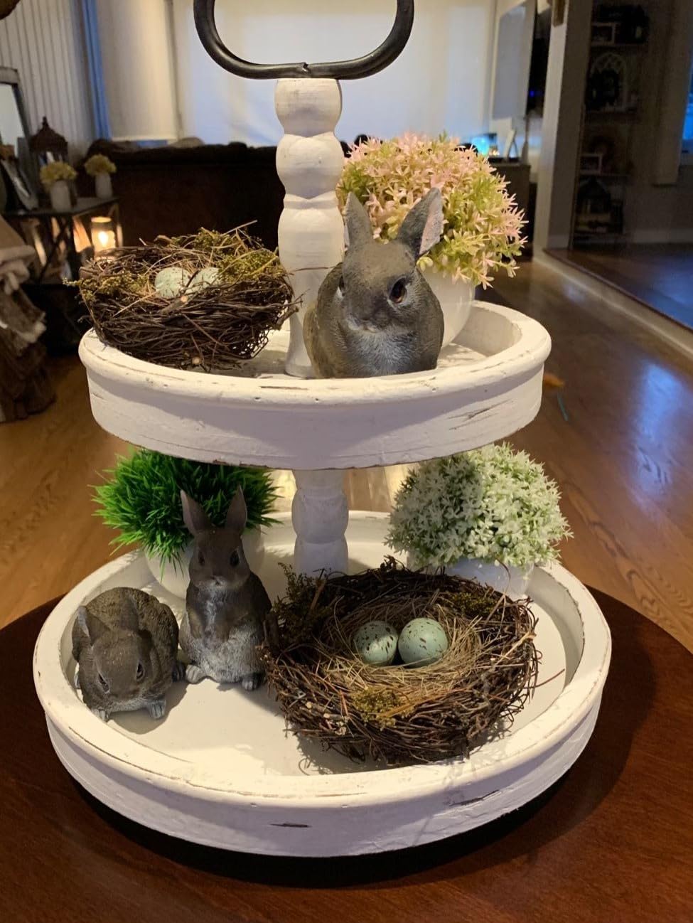 The Bridge Collection spring decor nest accents ideal for centerpieces.