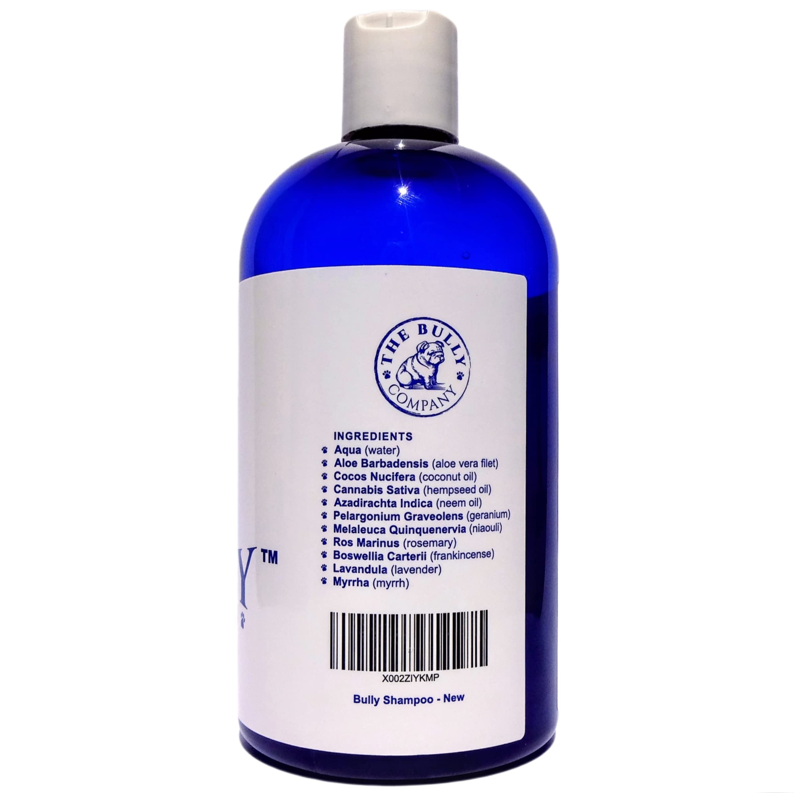 Foamy lather demonstrates gentle cleansing for Bulldogs' coats and skin