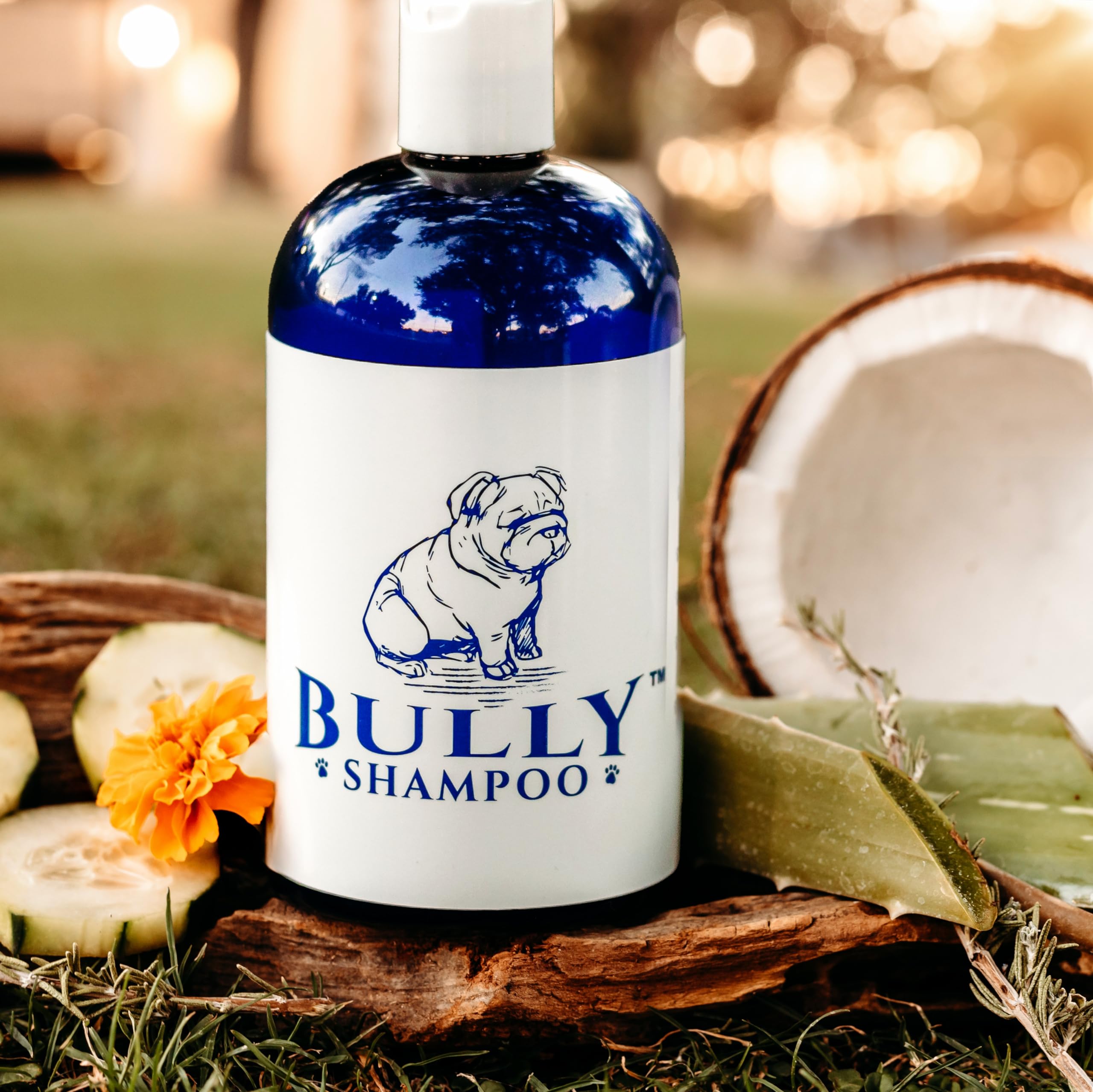 Natural oils and herbs nourish coat while staying mild for sensitive skin