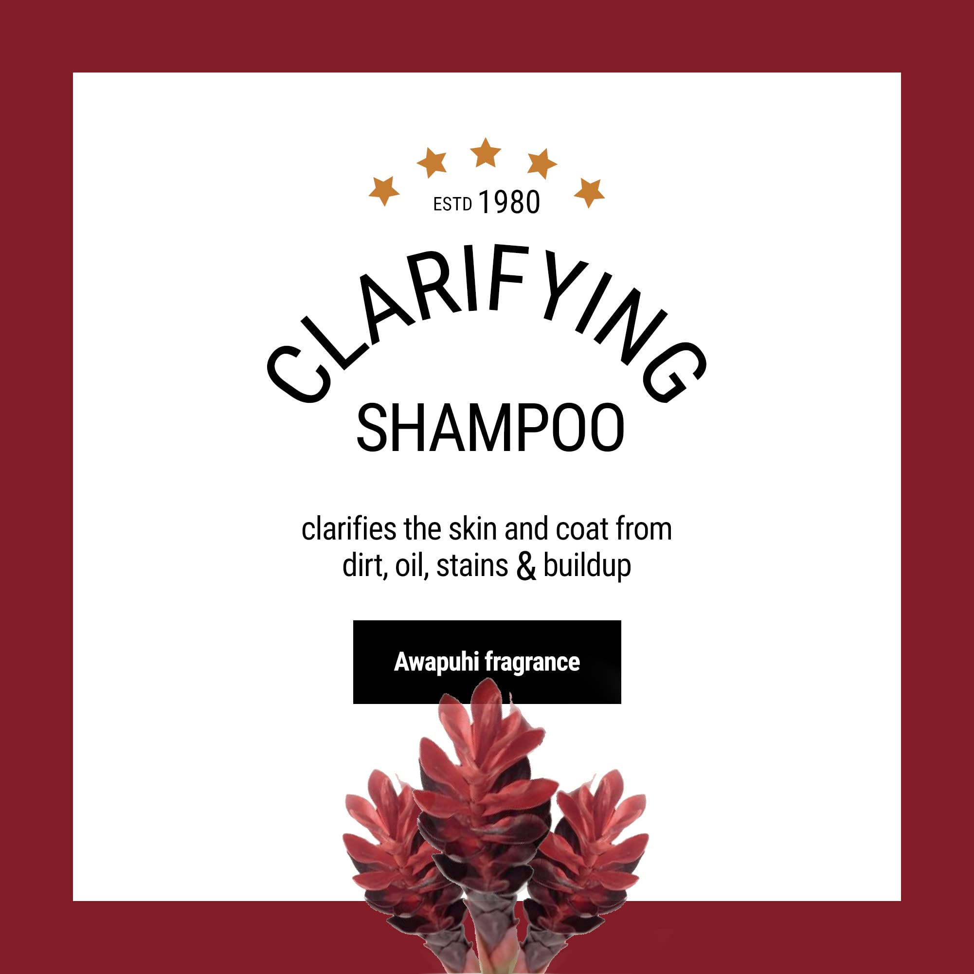 The Coat Handler clarifying dog shampoo dilution chart shows the 15 to 1 concentration for versatile use.