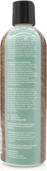 Close-up of the coconut milk fragrance label on The Coat Handler conditioner