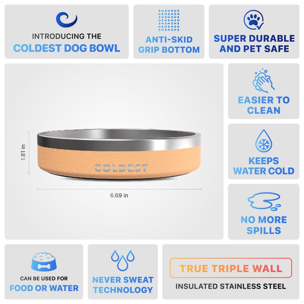 Dishwasher safe dog bowl for quick cleaning after meals