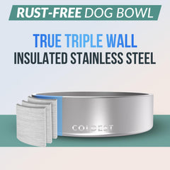 The Colddest Water bowl has a 42-ounce capacity for extended hydration.