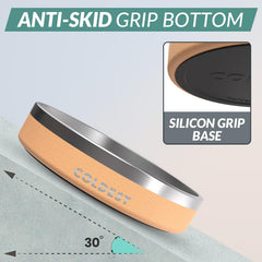 The Coldest Water dog bowl with non-slip bottom prevents spills