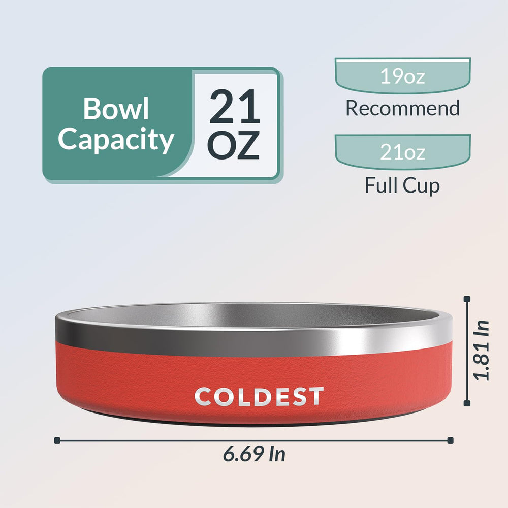The Coldest Water rust-resistant stainless steel ensures long-lasting performance.