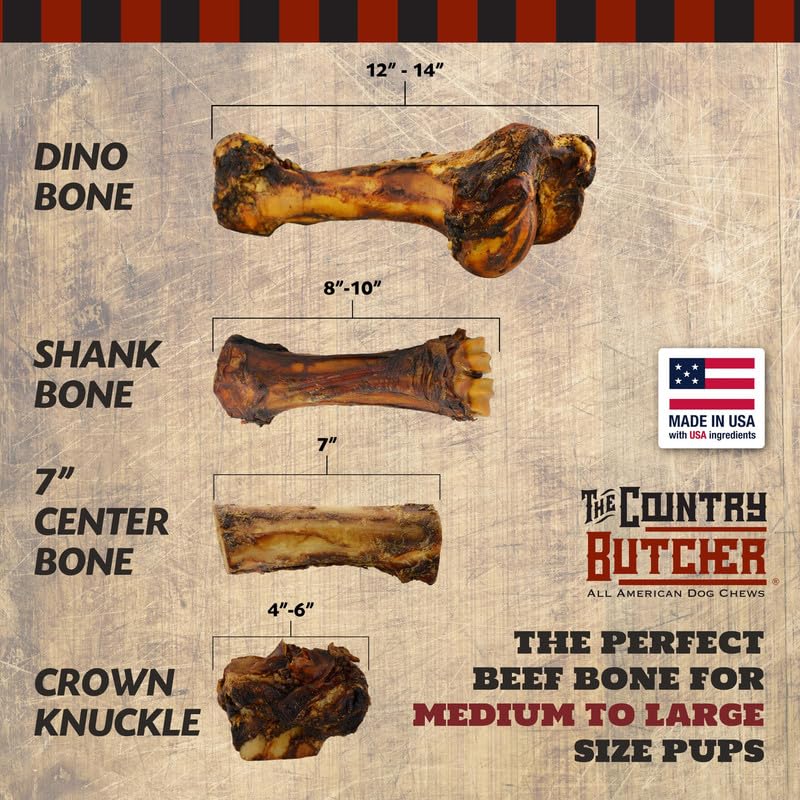 The Country Butcher Giant Dog Bone designed for large breeds.