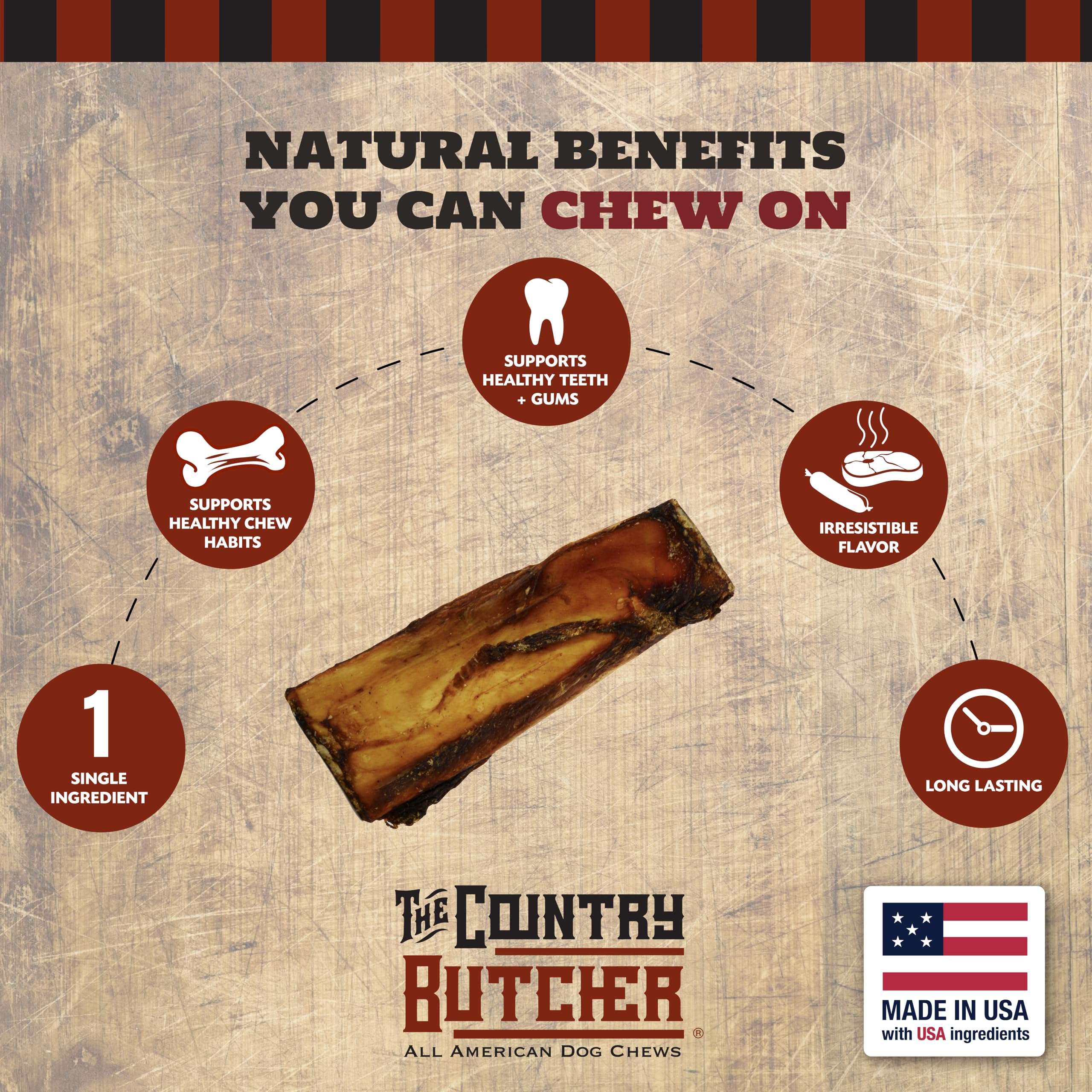 The Country Butcher Rib Bones Medium 12-count pack on display for family sharing.