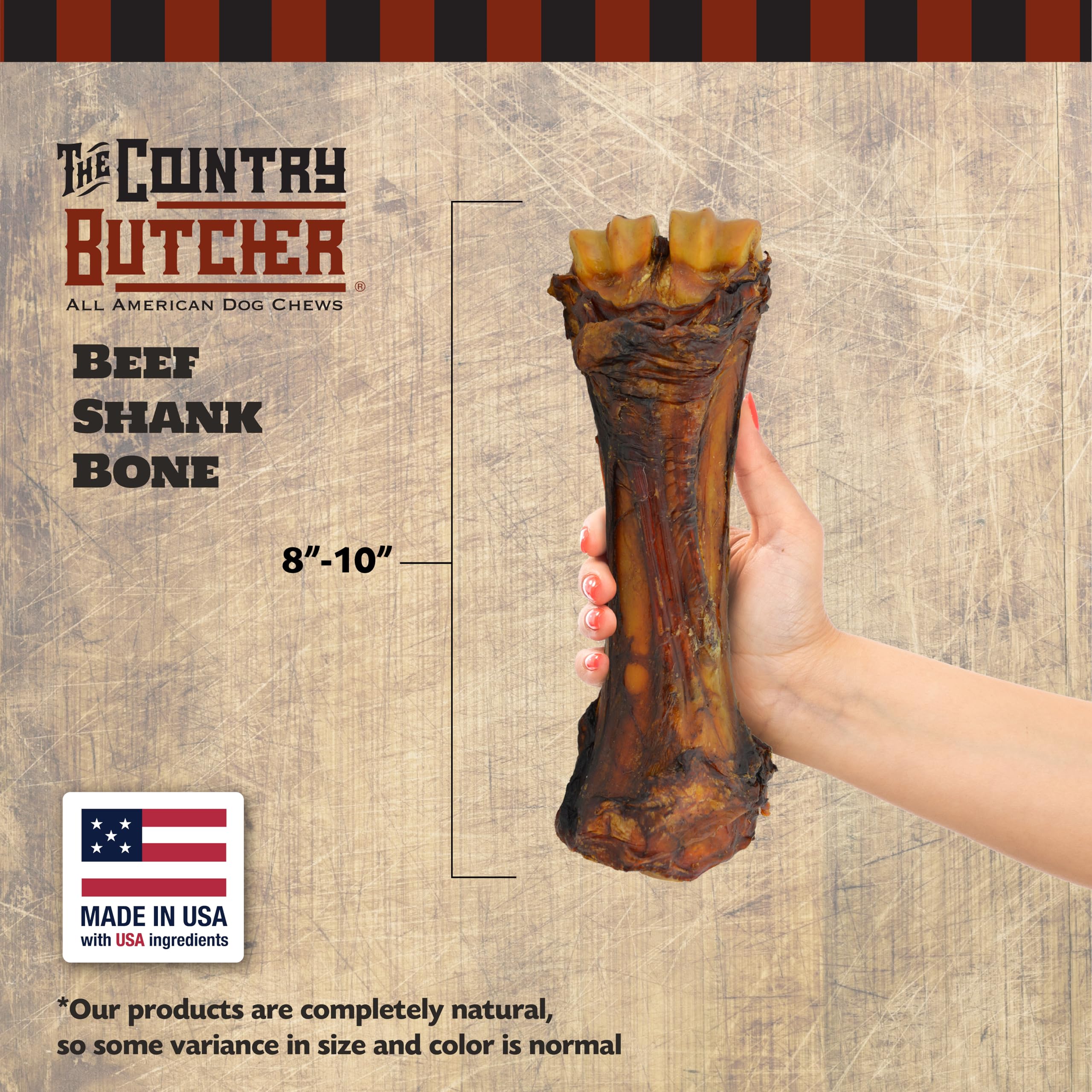 The Country Butcher pack closeup meat highlights natural beef flavor.