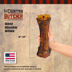 The Country Butcher pack closeup meat highlights natural beef flavor.