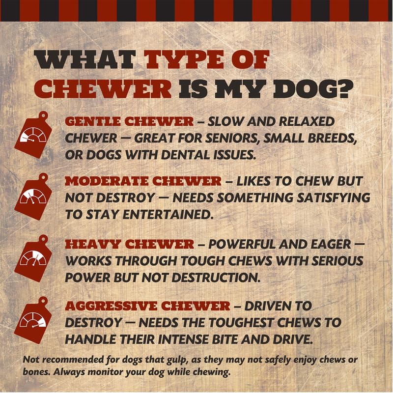 The Country Butcher single-ingredient chew supports dogs with strong chewing instincts