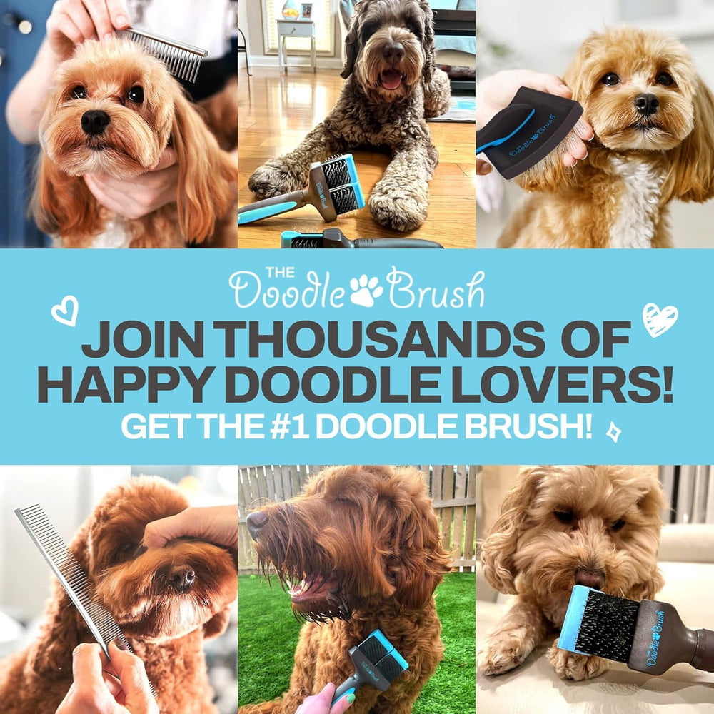 The Doodle Brush durable-construction built to withstand daily doodle grooming sessions.
