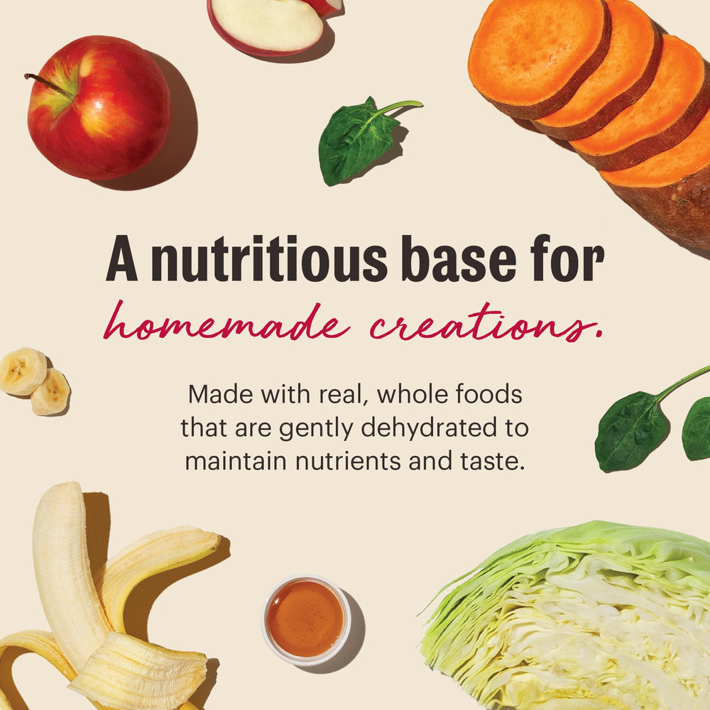 Label emphasizes human-grade quality and absence of artificial preservatives.