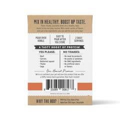The Honest Kitchen Bone Broth Pour Overs Beef Stew is poured over meals for flavor and protein boost.